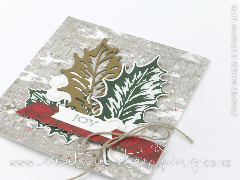 Leaves of Holly Joy Christmas Card Leaves of Holly Joy Christmas Card