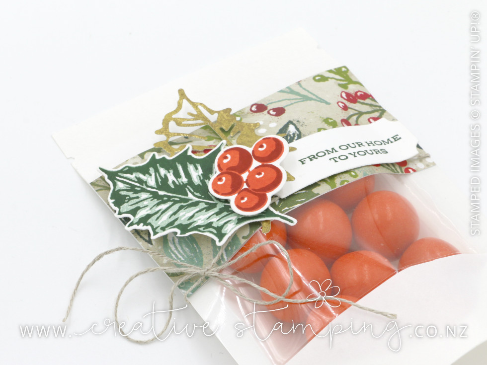 Boughs of Holly Peekaboo Treat Bags