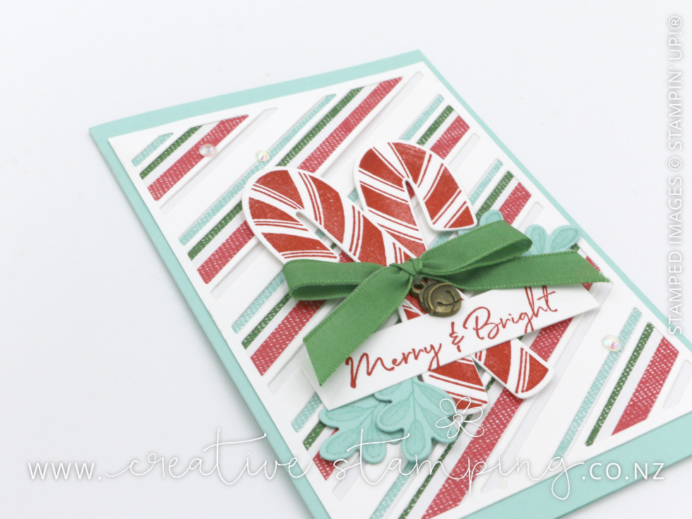 Sweet Candy Canes Christmas Card