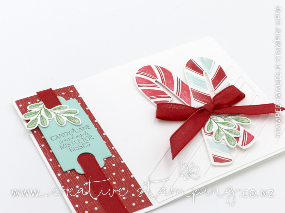 Sweet Candy Canes Christmas Book Card Sweet Candy Canes Christmas Book Card