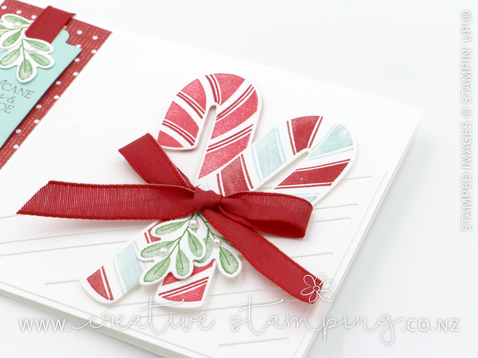 Sweet Candy Canes Christmas Book Card Sweet Candy Canes Christmas Book Card