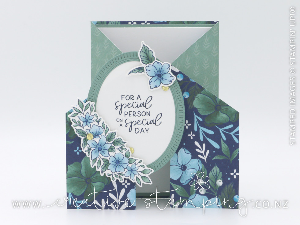 Fitting Florets Double Gate-Fold Birthday Card Fitting Florets Double Gate-Fold Birthday Card