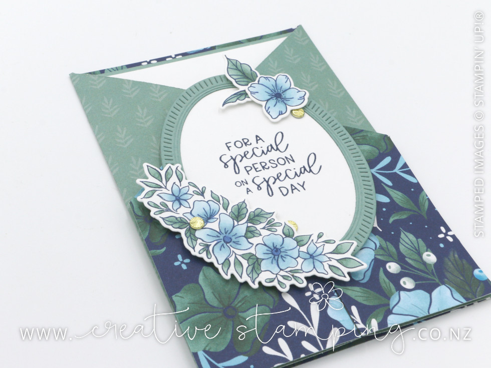 Fitting Florets Double Gate-Fold Birthday Card Fitting Florets Double Gate-Fold Birthday Card