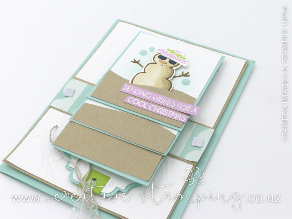 Snowman Magic Waterfall Christmas Card Snowman Magic Waterfall Christmas Card