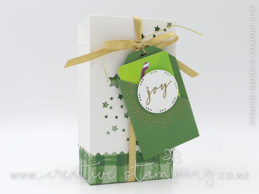 Stars Gift Box with Christmas Voucher Tags Stars Gift Box with Christmas Voucher Tags