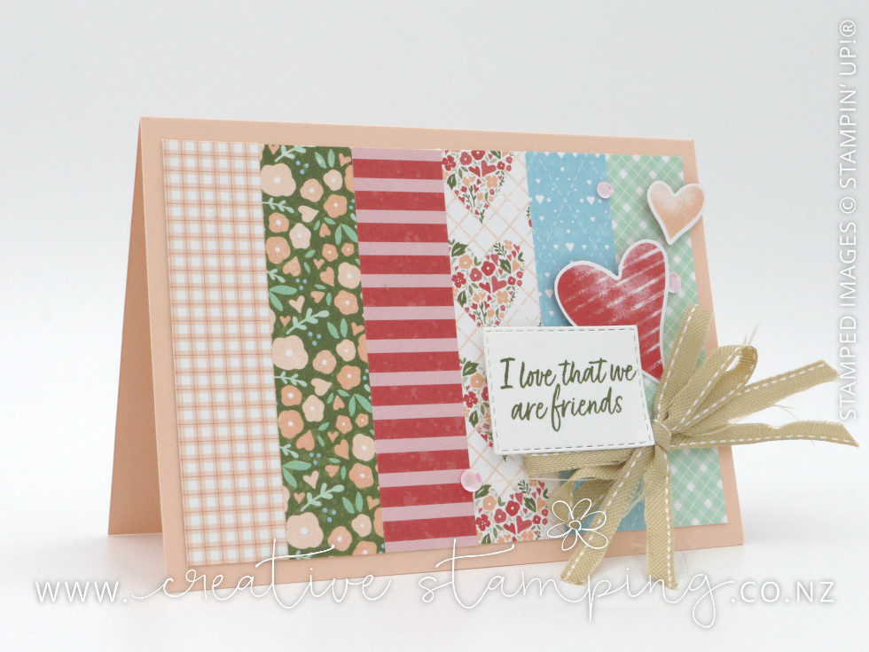 Country Floral Lane Friendship Card