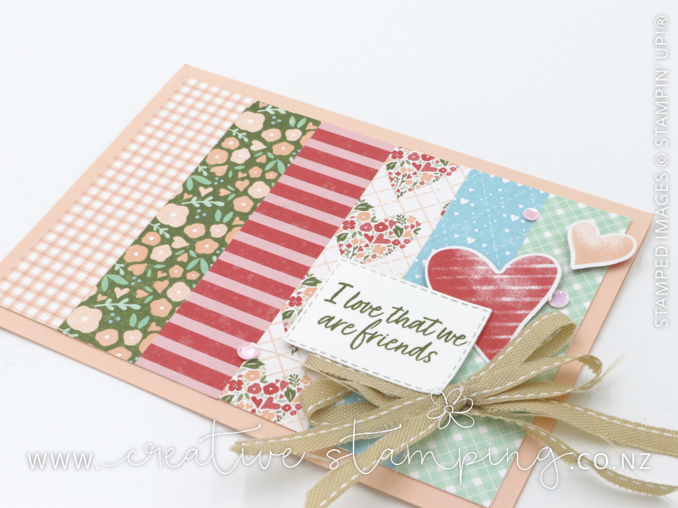 Country Floral Lane Friendship Card