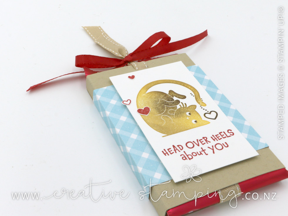 Love Cats Valentine Pull-Up Treat Wrap