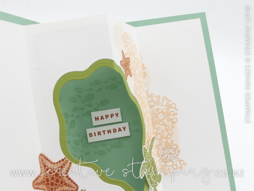 Sea Turtle Popup Diorama Card Sea Turtle Popup Diorama Card