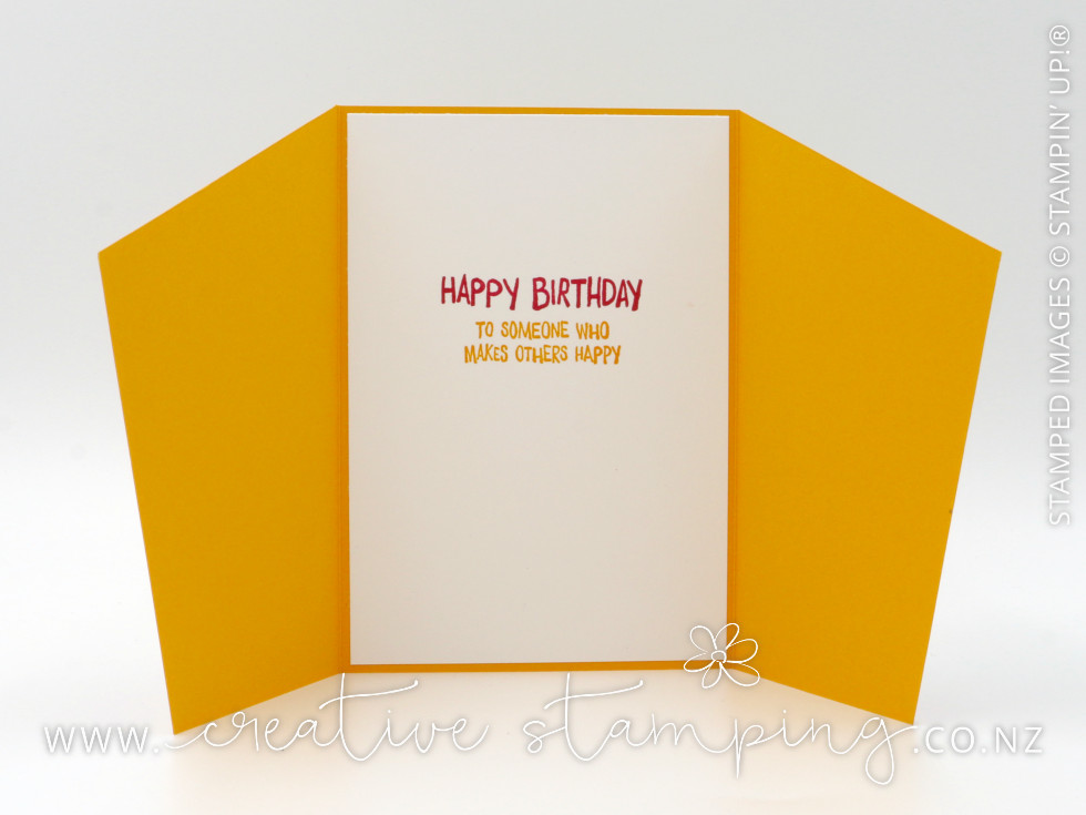 Conversation Bubbles Angled Gatefold Card