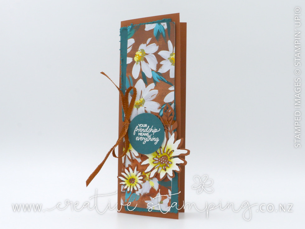 Cheerful Daisies Slimline Friendship Card Cheerful Daisies Slimline Friendship Card