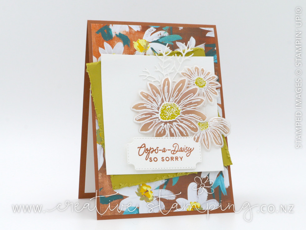 Cheerful Daisies Apology Card Cheerful Daisies Apology Card