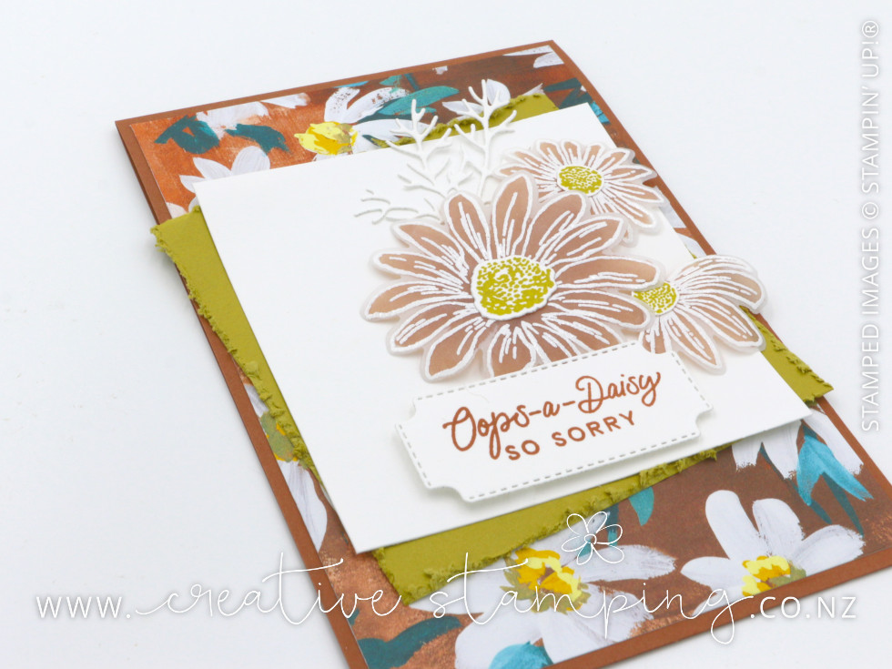 Cheerful Daisies Apology Card Cheerful Daisies Apology Card