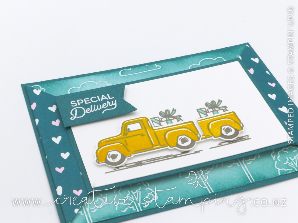Trucking Along Double-Point Fun Fold Father's Day Card