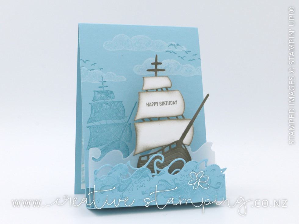 On the Ocean Pop-Out Scene Birthday Card On the Ocean Pop-Out Scene Birthday Card