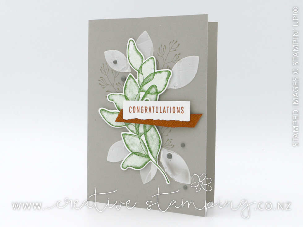 Translucent Florals Congratulations Card Translucent Florals Congratulations Card