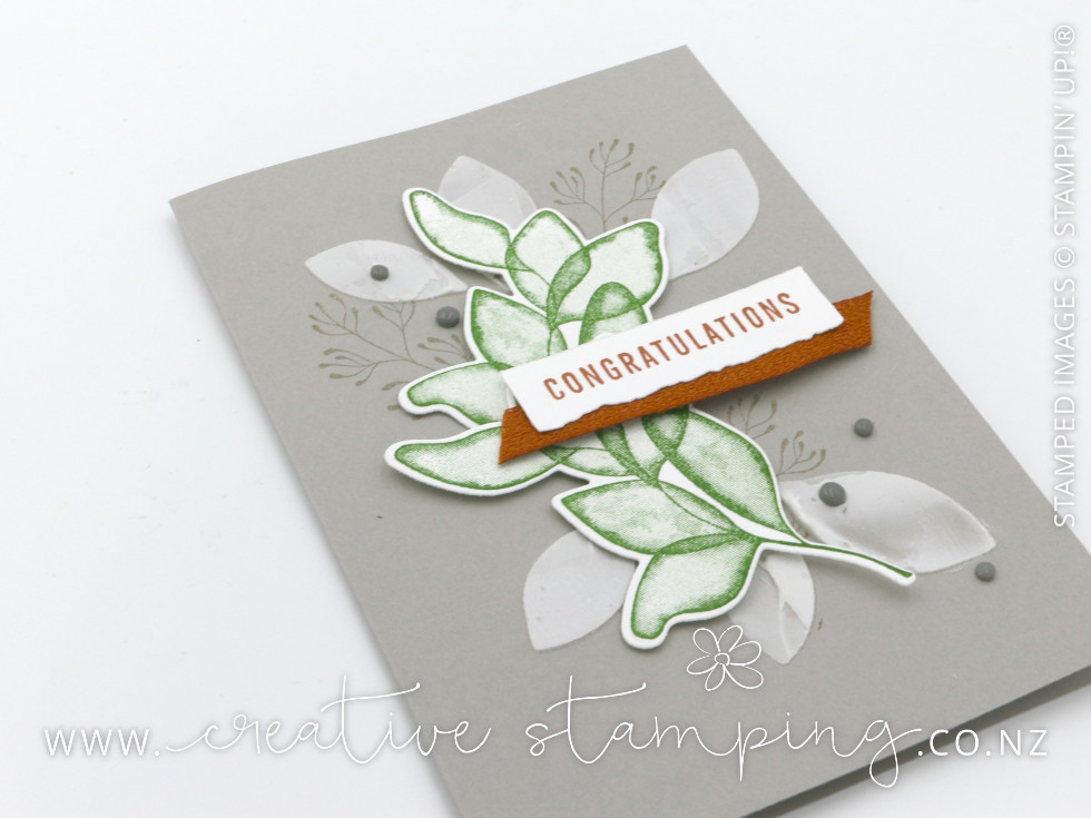 Translucent Florals Congratulations Card Translucent Florals Congratulations Card