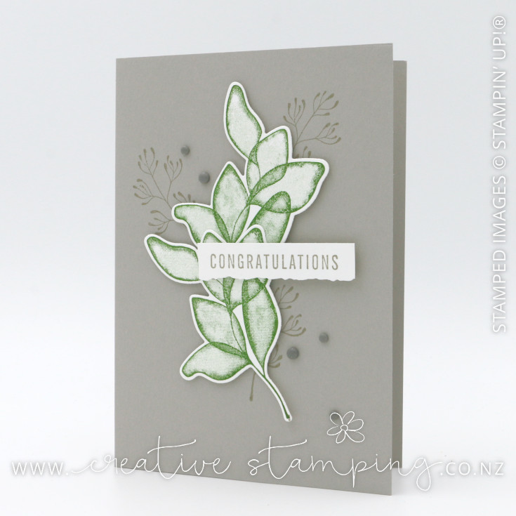 Translucent Florals Congratulations Card