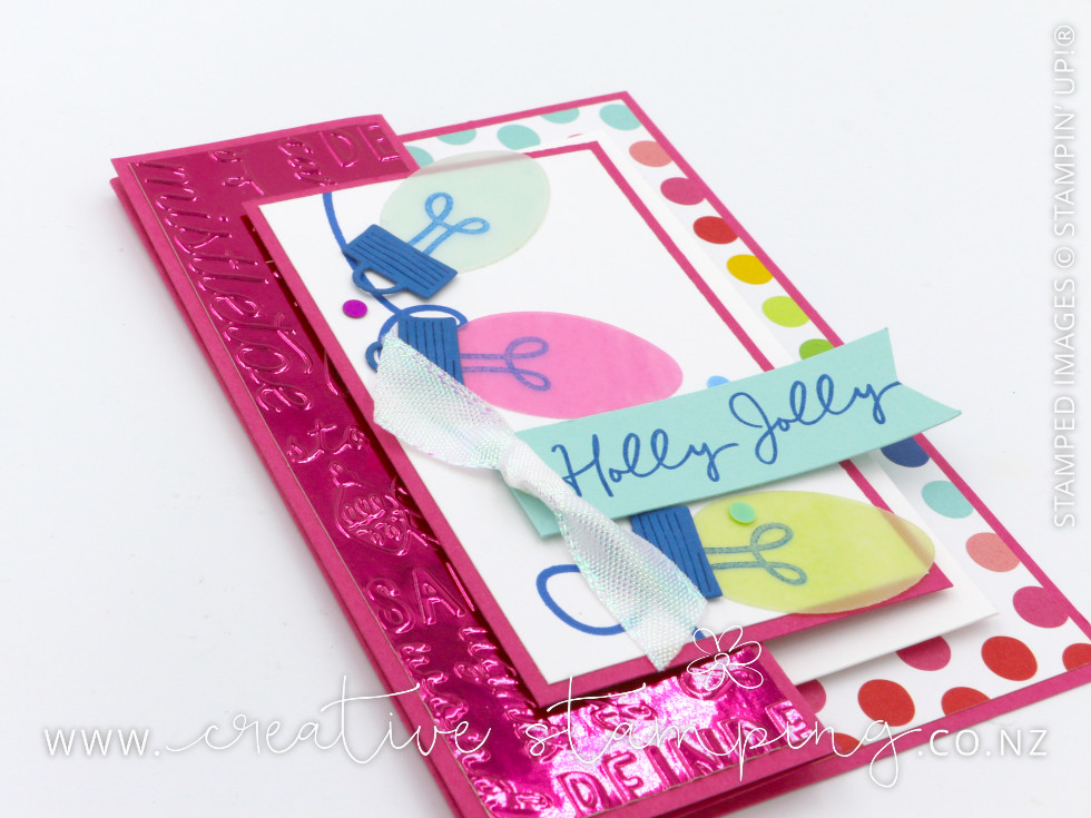 Merry & Bright Double-Decker Pop-Out Christmas Card Merry & Bright Double-Decker Pop-Out Christmas Card