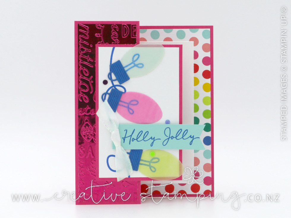 Merry & Bright Double-Decker Pop-Out Christmas Card Merry & Bright Double-Decker Pop-Out Christmas Card