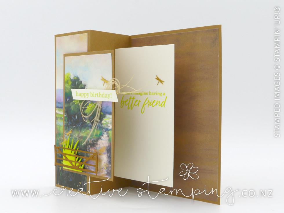 Meandering Meadows Double-Decker Pop-Out Birthday Card Meandering Meadows Double-Decker Pop-Out Birthday Card