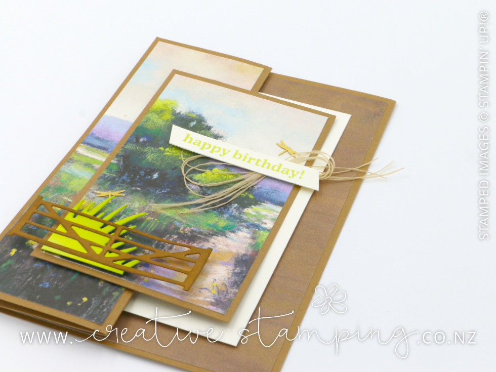 Meandering Meadows Double-Decker Pop-Out Birthday Card Meandering Meadows Double-Decker Pop-Out Birthday Card