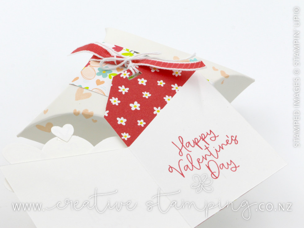 Bee My Valentine Square Pillow Box and Gift Tag Bee My Valentine Square Pillow Box and Gift Tag