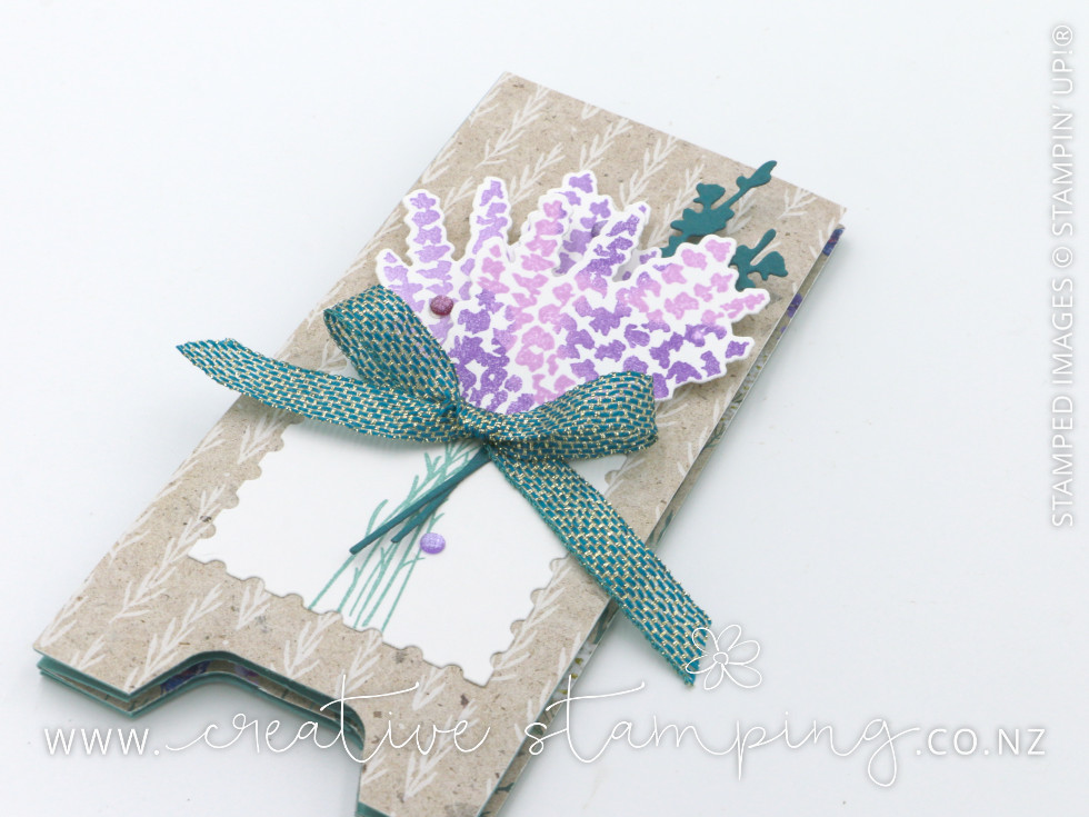 Perennial Lavender Divider Screen Card