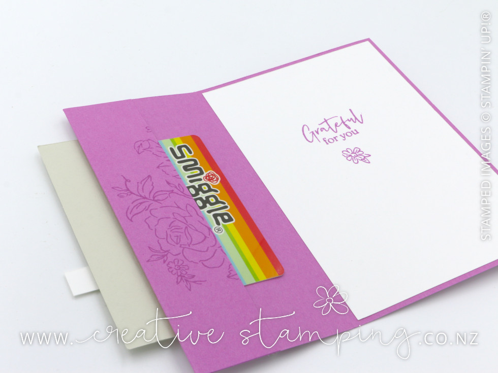 Layers of Beauty Thank You Voucher Pocket Card Layers of Beauty Thank You Voucher Pocket Card