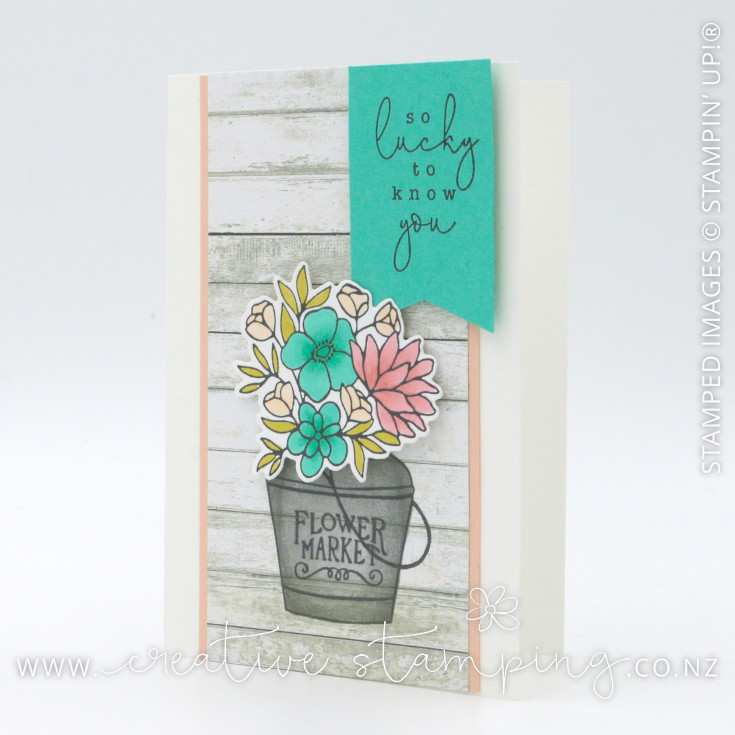 Country Flowers Thank You Note Card