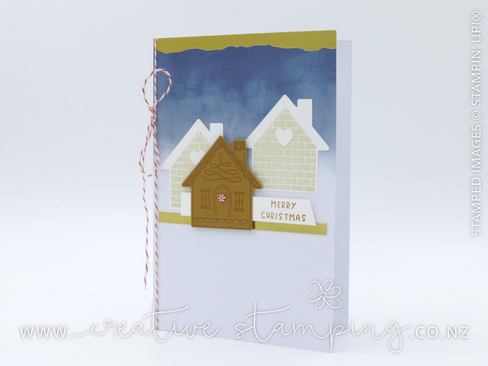 Humble Home Gold Dipped Christmas Card Humble Home Gold Dipped Christmas Card