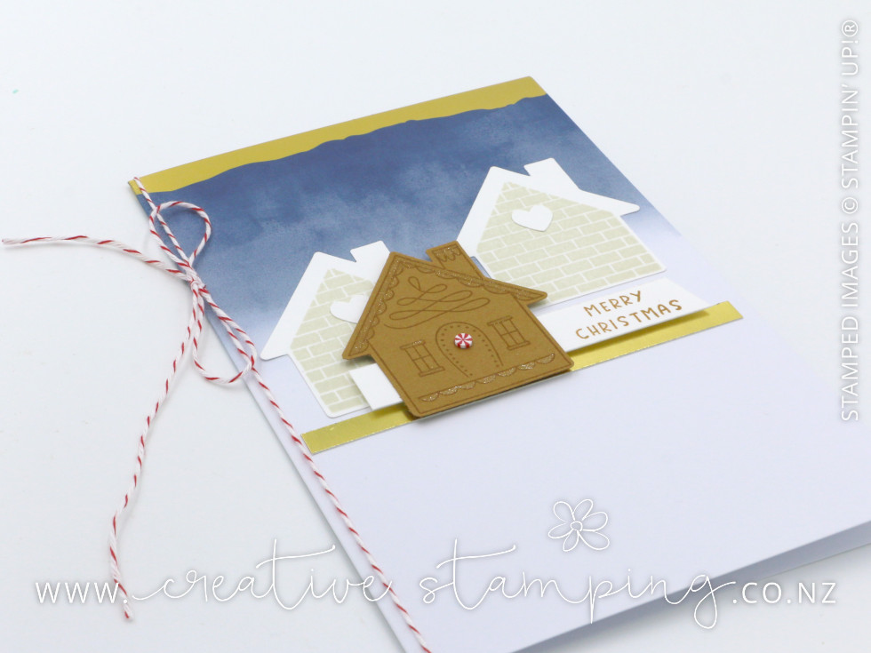 Humble Home Gold Dipped Christmas Card Humble Home Gold Dipped Christmas Card