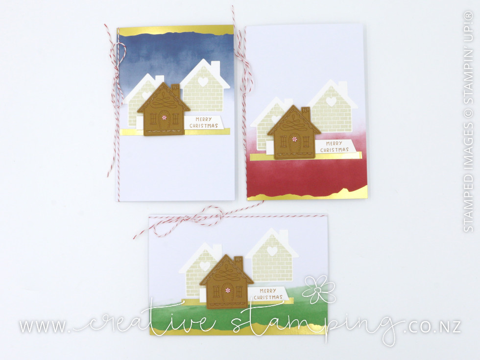 Humble Home Gold Dipped Christmas Card Humble Home Gold Dipped Christmas Card