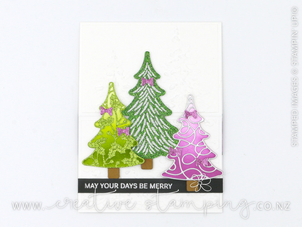 Decorative Trees Easel Christmas Card Decorative Trees Easel Christmas Card
