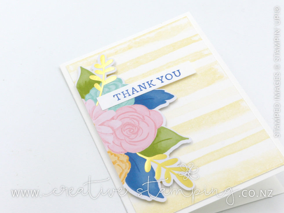 Painted Stripes Thank You Note Card Painted Stripes Thank You Note Card