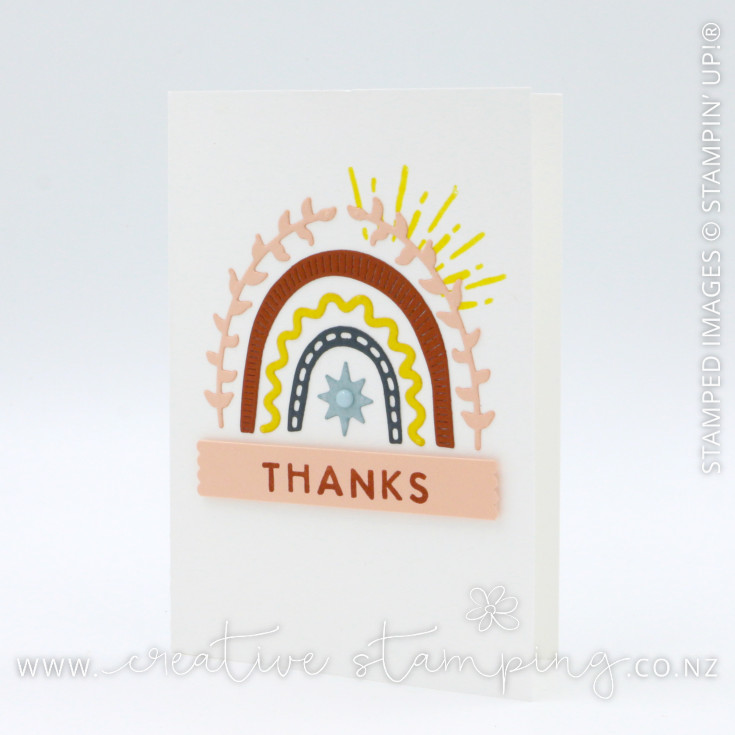 Sunshine Vibes Thank You Note Card