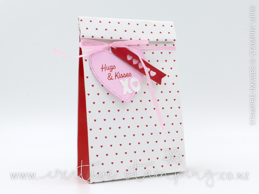 Made With Love Hearts Gusseted Treat Bags