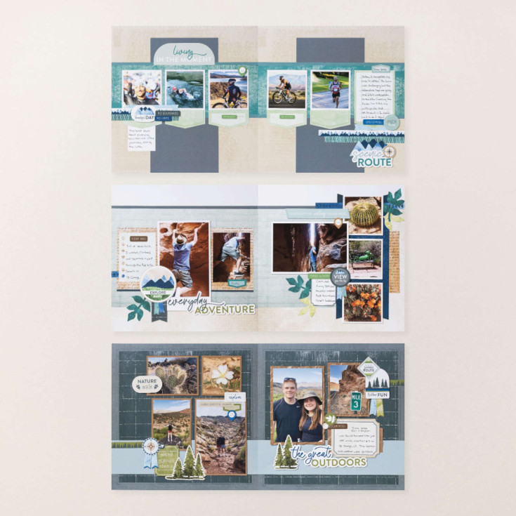 January Scrapbooking Escape  |  Exploring Nature Scrapbooking Workshop Kit