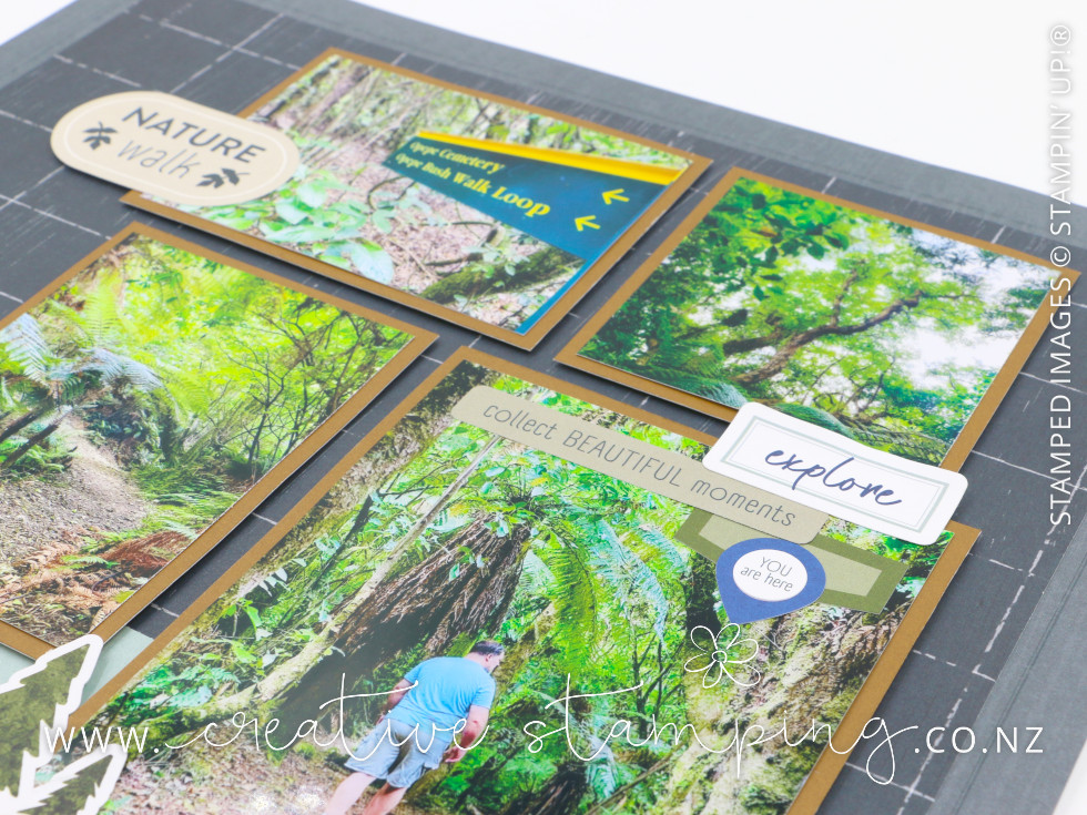 Exploring Nature Scrapbooking Layout