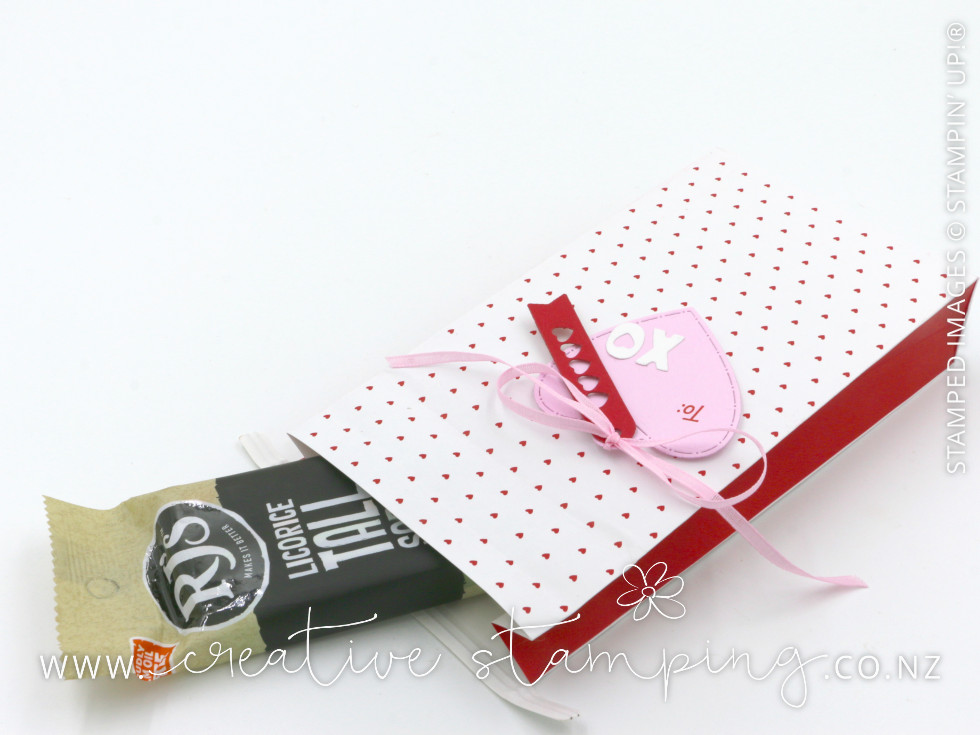 Hearts Gusseted Treat Bag Guest Gifts