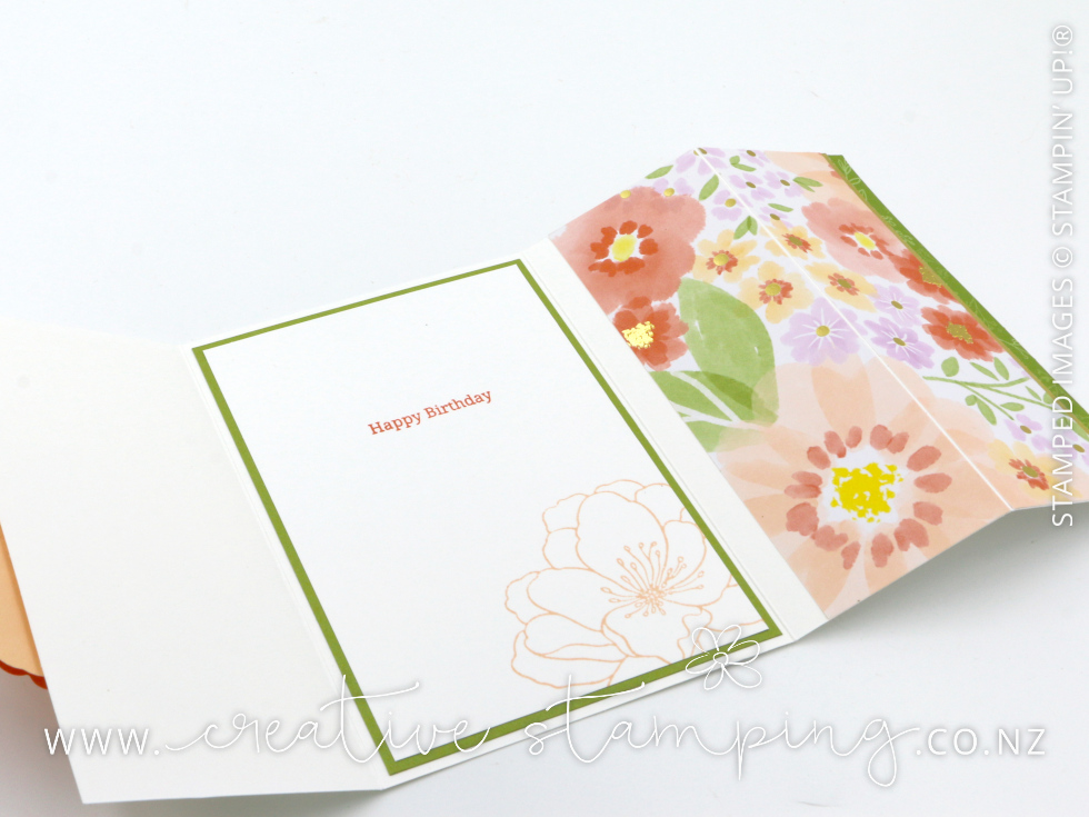Simply Beautiful Gatefold Birthday Card