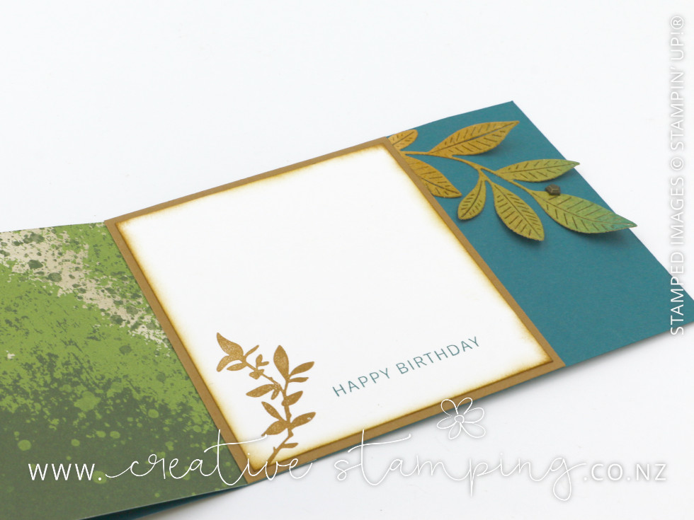 Nature's Walk Triple Layer Masculine Birthday Card