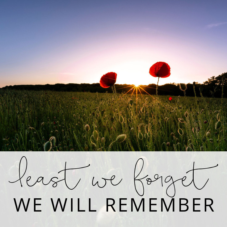 ANZAC Day  |  least we forget... we will remember them