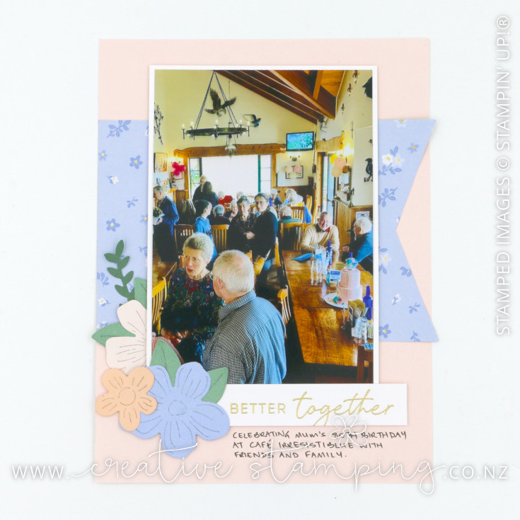 Heirloom Boutique 6" x 8" Scrapbooking Layout
