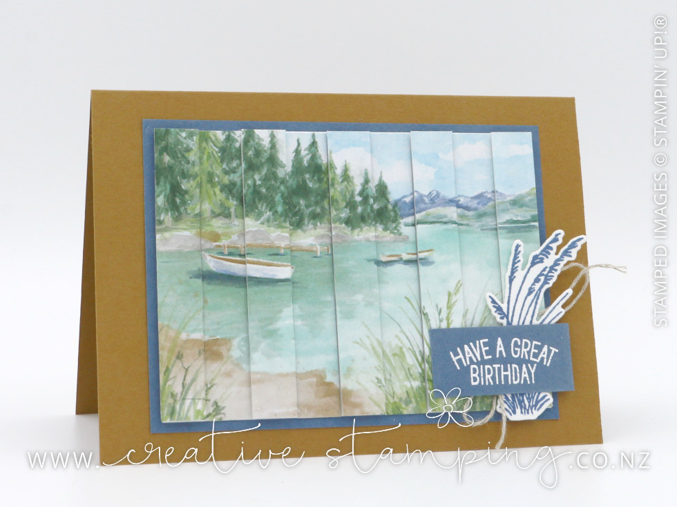 Waterside Retreat Double Vision Birthday Card