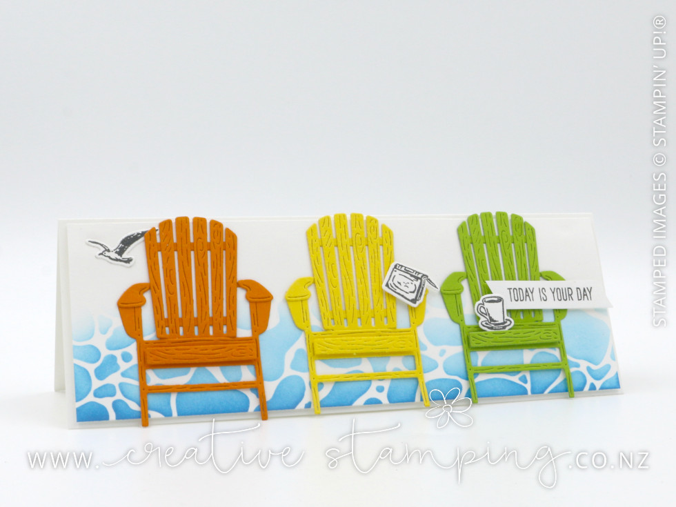Waterside Retreat Slimline Card