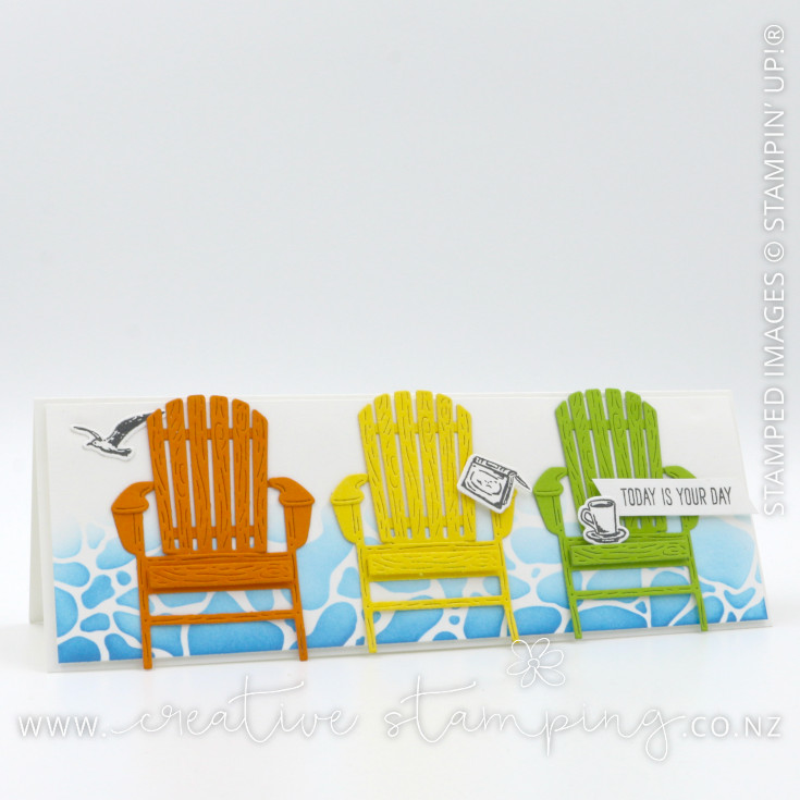 Waterside Retreat Slimline Card