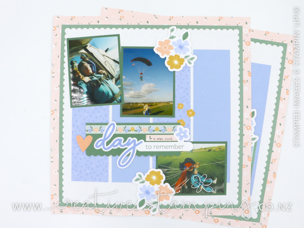 Heirloom Boutique Scrapbooking Layout