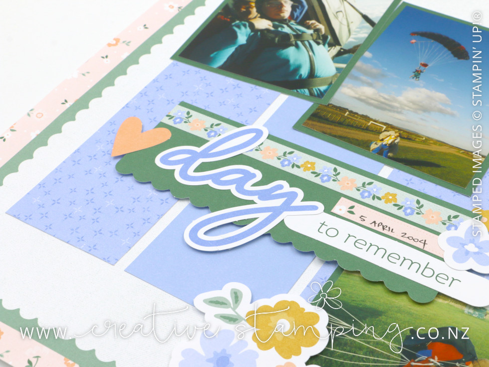 Heirloom Boutique Scrapbooking Layout