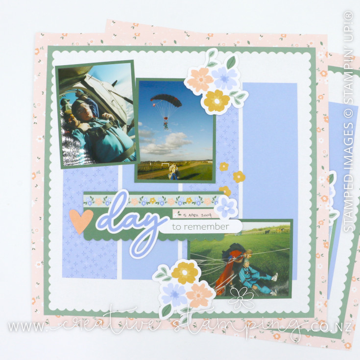 Heirloom Boutique Scrapbooking Layout